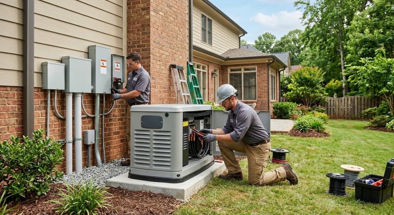 Backup Generator Installation in Conroe, TX