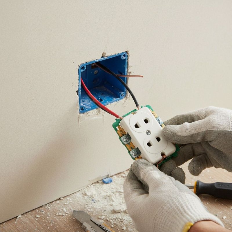 Electrical Outlet Installation detail