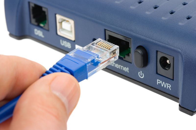 Ethernet Cable Installation detail